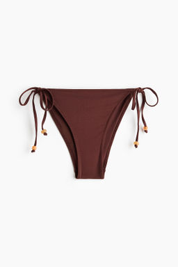 Braga de bikini cheeky con tiras de anudar