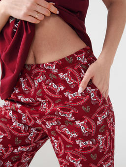 Пижама 100% хлопок женская Лошадка - Оптима фото 9