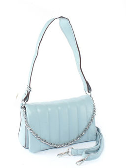Сумка женская искусственная кожа UMUP-2023-076, 1отд, плечевой ремень, голубой SALE 258663 - Adelia фото 5