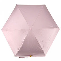 Зонт-мини механический Палитра UPF50+ ткань эпонж (полиэстер) + черное УФ-покрытие, 6 лучей, д/купола 90см, 5 сложений, 18см в сложенном виде, механизм против ветра, ручка с покрытием soft-touch, цвет розовый, 218гр (Китай) - Домашняя мода фото 4
