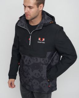 Куртка-анорак спортивная мужская цвета хаки 88629Kh - Wonderrman фото 9