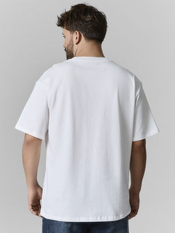 Футболка мужская белая прямого кроя - Mark formelle фото 3