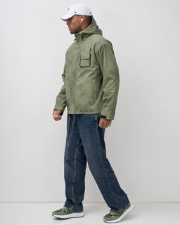 Куртка спортивная мужская весна осень цвета хаки 25473Kh - Mtforce фото 3