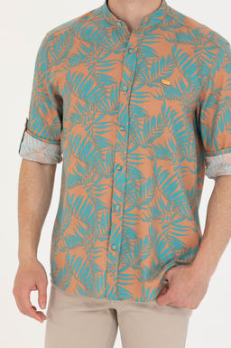 U. S. Polo Assn Мужская мятная рубашка с длинным рукавом - U.s. polo assn фото 6