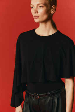 Top con detalle efecto capa - H&m фото 3