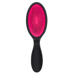 Wet Brush Расчёска массажная складная BWP824PINK Pop Fold Pink, черно-розовый