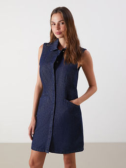 G?mlek Yaka Jean Elbise