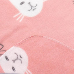 Плед Киттен розовый 120х150см, флис 120г/м пэ100% - Belezza фото 3