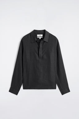 CAMISA DE LINO SIN BOTONES - H&m фото 2