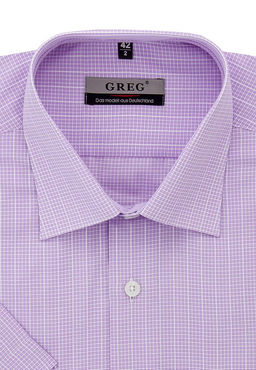 Сорочка мужская короткий рукав GREG Gb715/309/577/P/1*