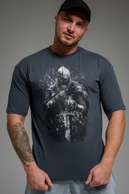 Футболка мужская 8507/1 оверсайз