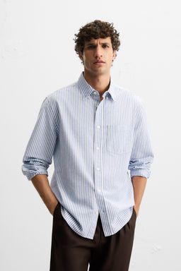 TEXTURED OXFORD SHIRT - Zara фото 2