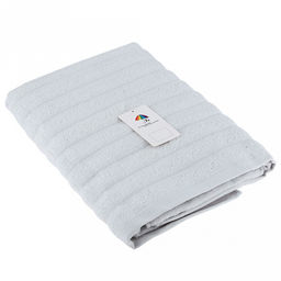 Полотенце махровое "Шелковый путь" 70х140см, хлопок 100%, светло-голубой (Китай)