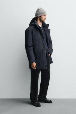WATER-REPELLENT PADDED PARKA - Zara фото 4
