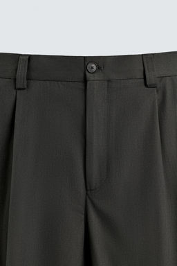 WOOL BLEND SUIT TROUSERS - Zara фото 7