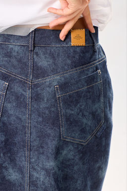 Юбка LAIKONY 872-2 темно-синий  фото 2