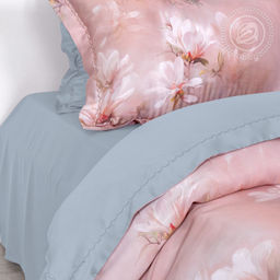 Постельное белье Рамона (тенсель) 2 сп. с Евро/Пододеяльник (молния, ушки): 1 шт.- 210*175; Простыня: 1 шт.- 240*240; Наволочка (молния, ушки): 2 шт.- 70*70; Наволочка (молния, ушки): 2 шт.- 50*70 Тенсел