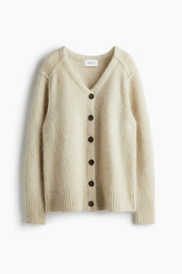 C?rdigan en mezcla de mohair