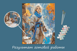 ФРЕЯ PNB/PL-315 Набор для раскрашивания по номерам 50 х 40 см Воин духа  фото 5