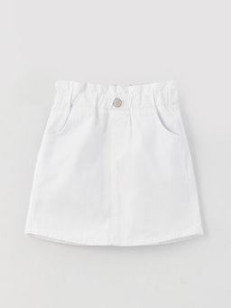 Beli Lastikli Basic Gabardin K?z ?ocuk Etek