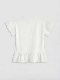 Bisiklet Yaka K?z ?ocuk Ti??rt