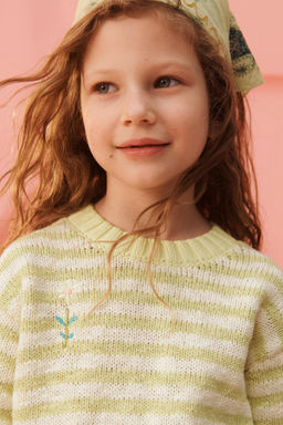 JERSEY PUNTO RAYAS BORDADO FLOR LIMITED EDITION / Lima - Zara фото 3