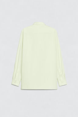 CAMISA POPEL?N LAZO SOSHIOTSUKI X ZARA / Verde claro фото 5