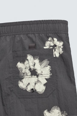 BA?ADOR LARGO ESTAMPADO FLORAL / Gris - Zara фото 4