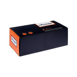 Смеситель для ванны Accoona A71111F, силумин, картридж 35 мм, излив 30 см, черный/хром