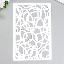 Пластиковый трафарет для творчества «Текстура», шаблон, 24×16 см