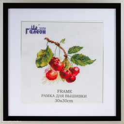 Рамка для оформления вышивки 30х30 с паспарту 8098 / 2002B-012C /окно 22х22 ф - ГалеонТрейд фото 2
