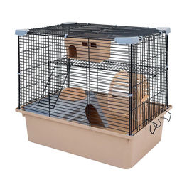 Клетка д/грыз. Редпл. Рикки 42.1 (42*30*h40см) 1 этаж 43102беж-черн