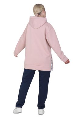 Худи Грильяж Х-376 (42-52) футер начес 3-х нитка - Лотос фото 2