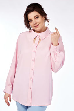 Блуза Элль стиль 2276а нежно-розовый  фото 5