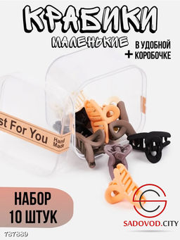 Крабики для волос набор 10шт - Fiona фото 2