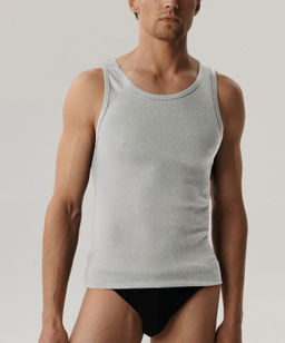 ATLANTIC BMV-046 Майка Basic светло-серый меланж