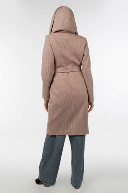 01-10733 Пальто женское демисезонное (пояс)
