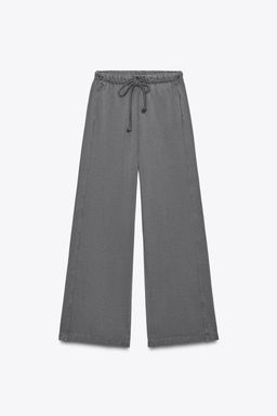 STRAIGHT-LEG PLUSH TROUSERS - Zara фото 34