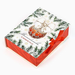 Складная новогодняя коробка-книга Волшебства в Новом году, 16.5 х 12.5 х 5 см - Дарите счастье фото 2