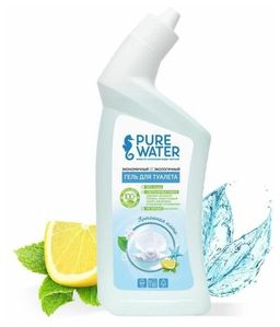 Гель для туалета Лимонная мята торговой марки Pure Water 500 мл