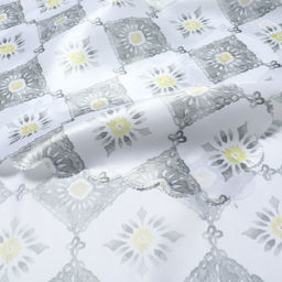 Скатерть «Доляна» Gray diamonds, 145×180 см