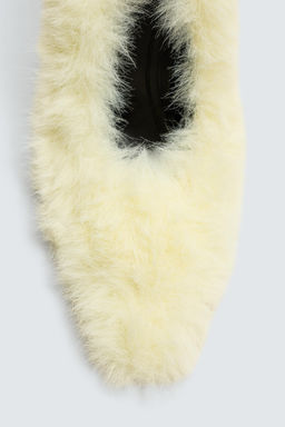 FAUX FUR SHOES HARRY LAMBERT FOR ZARA x DISNEY  фото 4