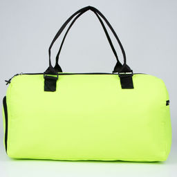 Сумка спортивная TOXIC на молнии, отдел из ПВХ, отдел для обуви, наружный карман, цвет лимон - Nazamok фото 10