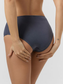 Цена за 2 штуки! Трусы макси женские серые