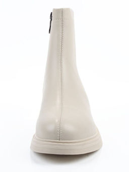 01-XKL21-225R LT. BEIGE Ботинки демисезонные женские (натуральная кожа, байка)