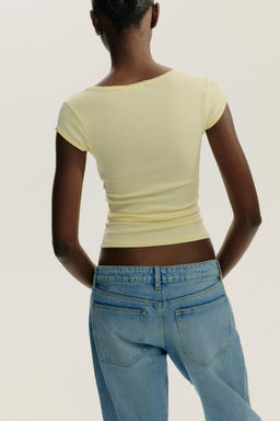 COTTON MODAL T-SHIRT - Zara фото 14