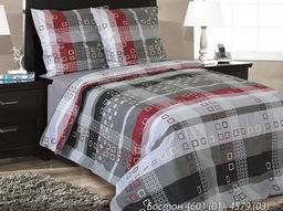 4743-БЧ Павлинка COMFORT 2 спальный комплект "Бостон" рис. 4601-01