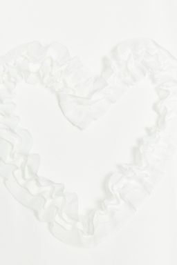 T-SHIRT WITH TEXTURED HEART - Zara фото 7