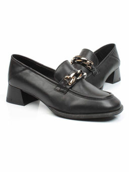 03-PDG196-1 BLACK Лоферы женские (натуральная кожа) - Фабричный китай фото 13