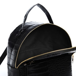 Рюкзак женский из искусственной кожи на молнии, 1 карман, цвет чёрный - Simaland фото 4